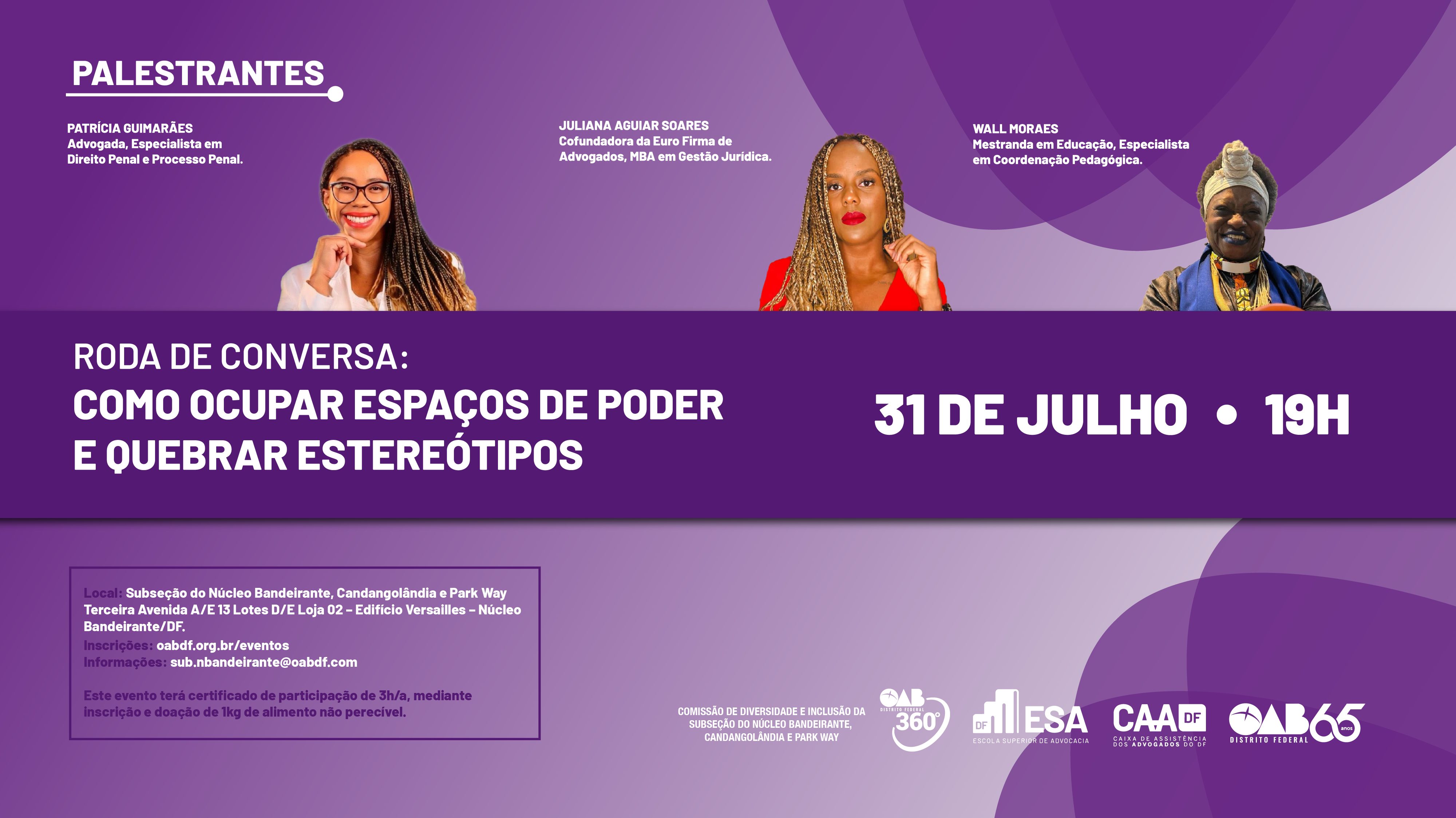 67- OAB25- Site- Roda de Conversa Como Ocupar Espaços de Poder e Quebrar Estereotipos-03